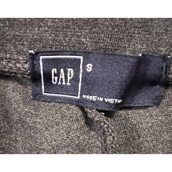 Gap women's gray pull-on pants size Small zipper details - Picture 3 of 8